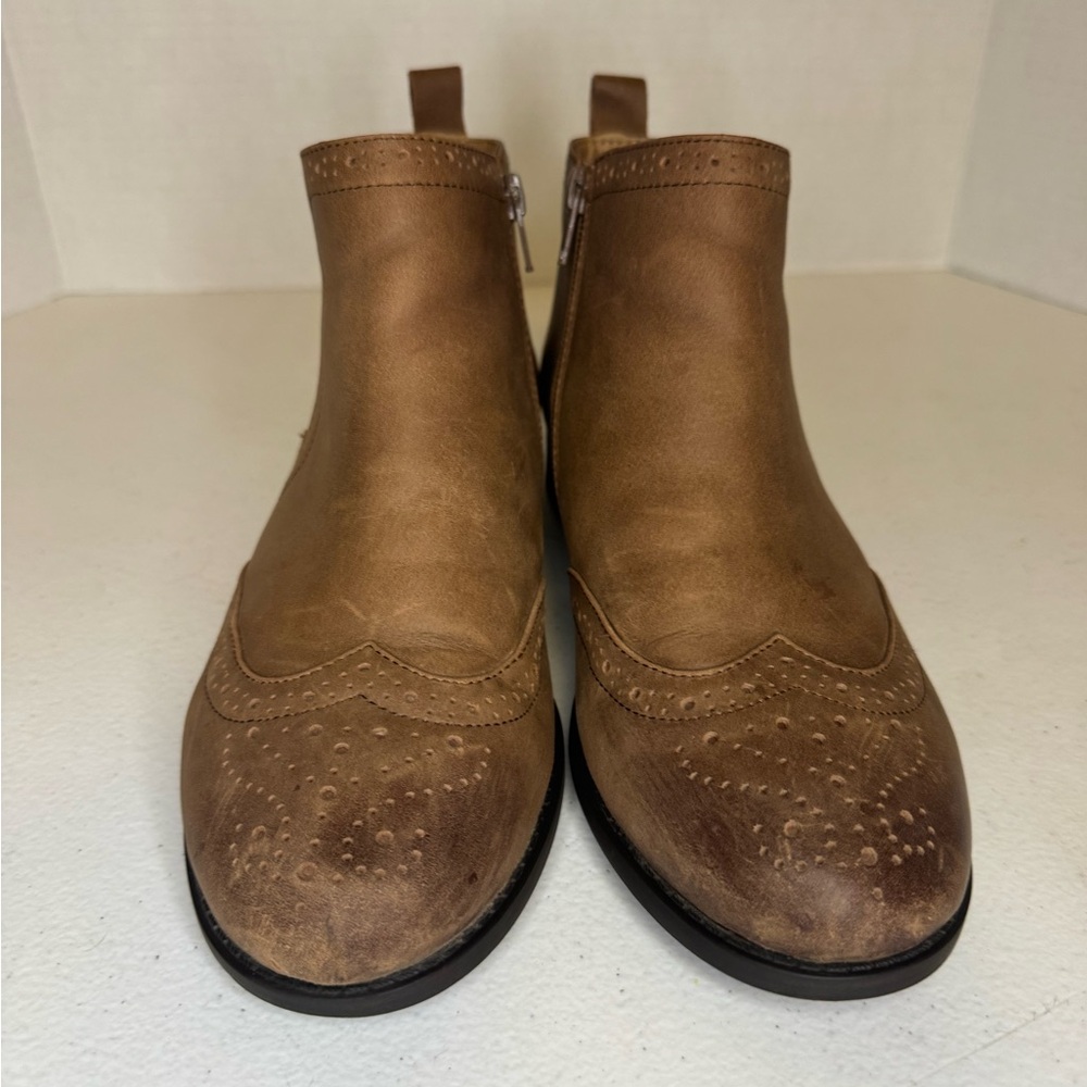 Vionic Tan Ankle Booties